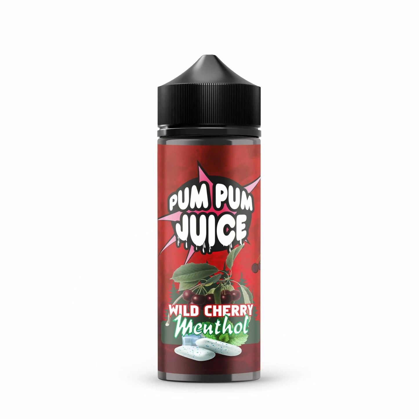 Pum Pum Juice E-Liquid 100ml Shortfill - Wild Cherry Menthol