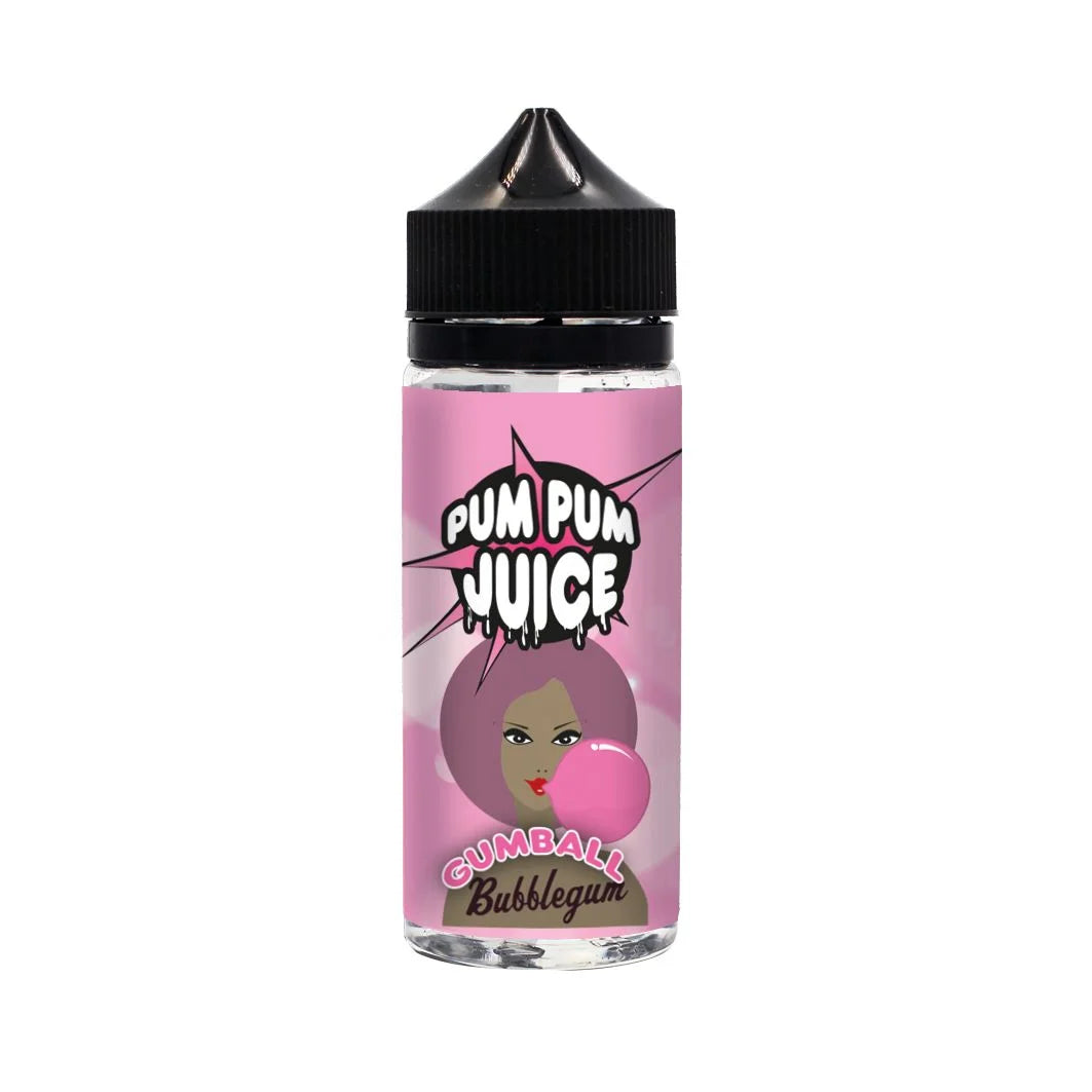 Pum Pum Juice E-Liquid 100ml Shortfill - Gumball Bubblegum