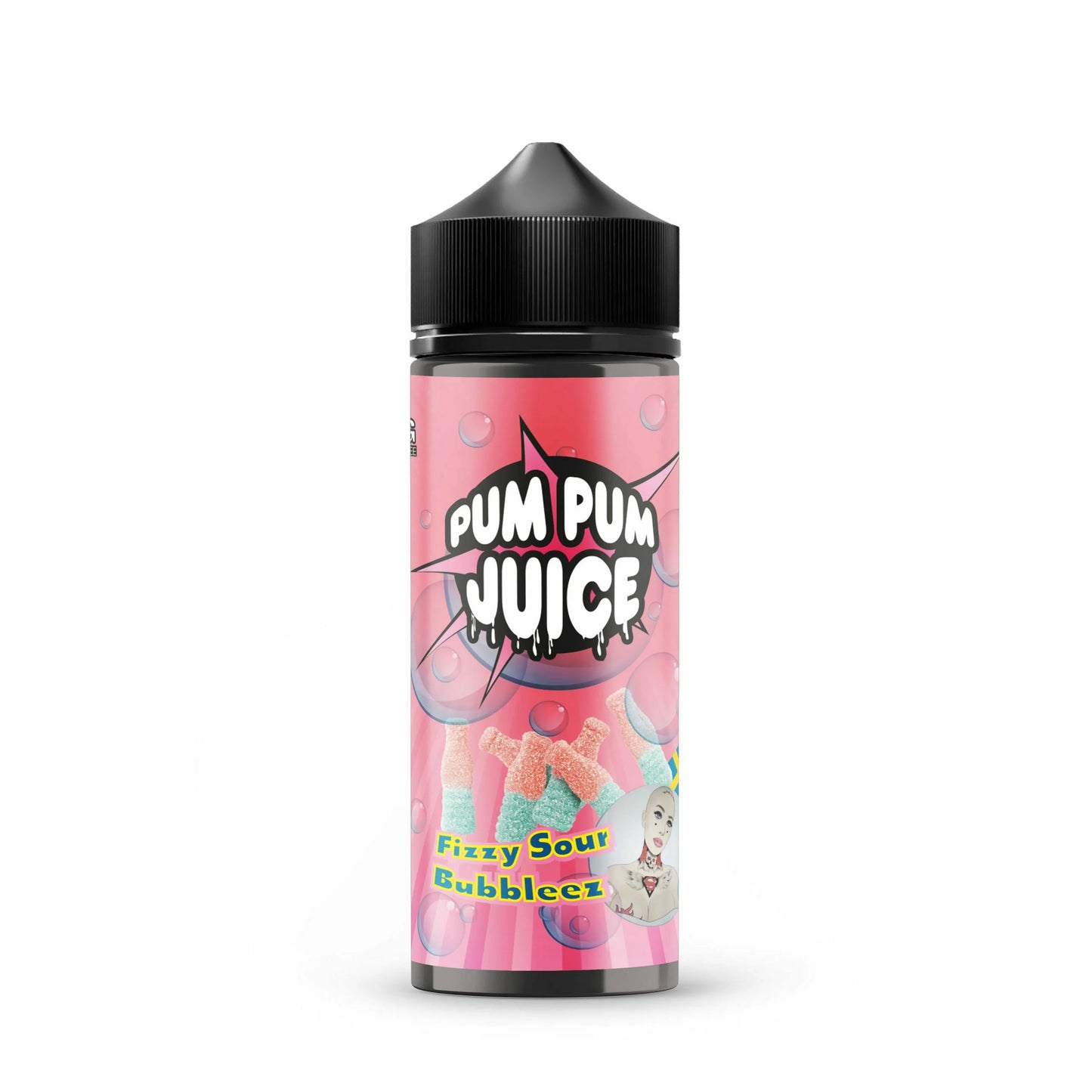 Pum Pum Juice E-Liquid 100ml Shortfill - Fizzy Sour Bubbleez