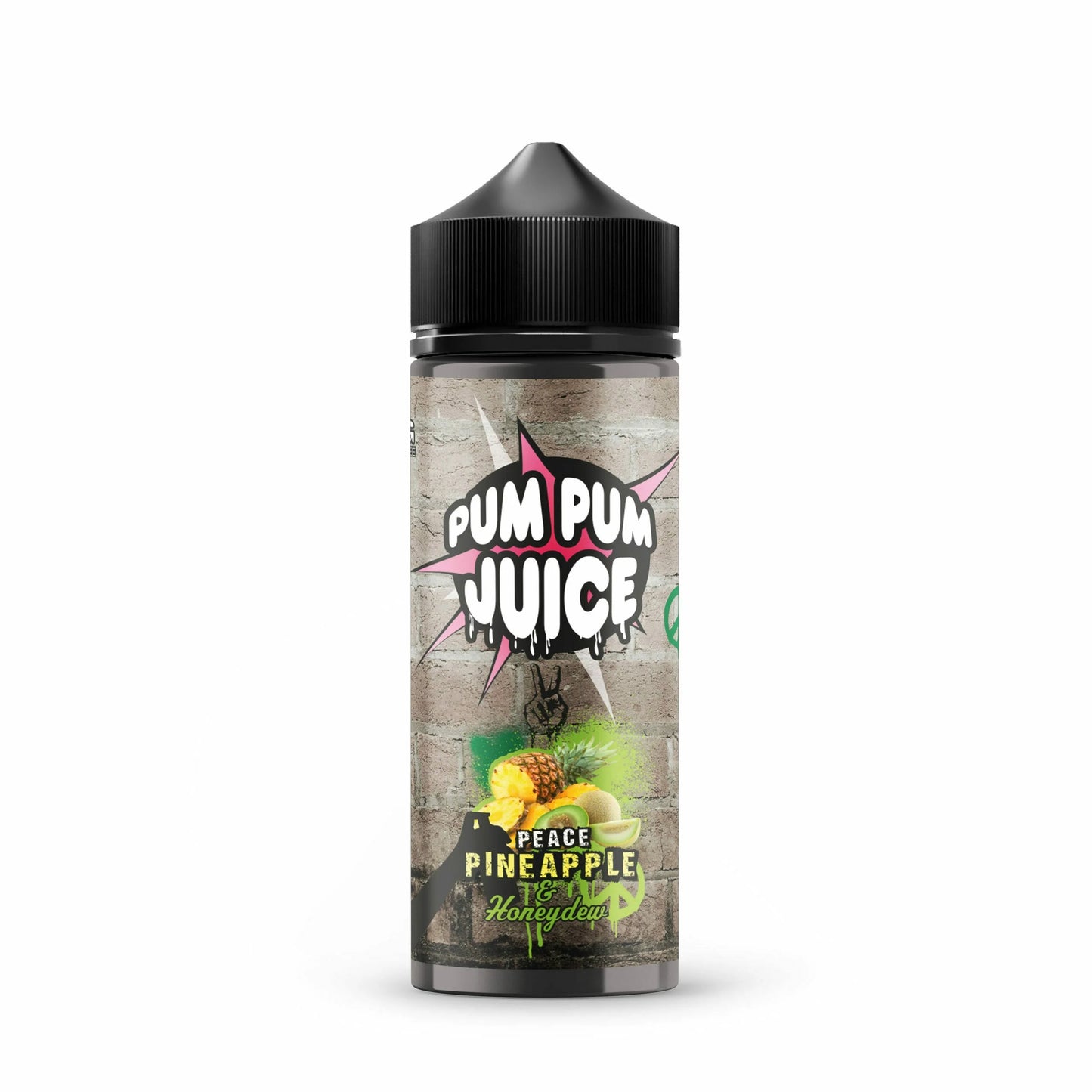 Pum Pum Juice E-Liquid 100ml Shortfill - Peace (Pineapple & Honeydew)