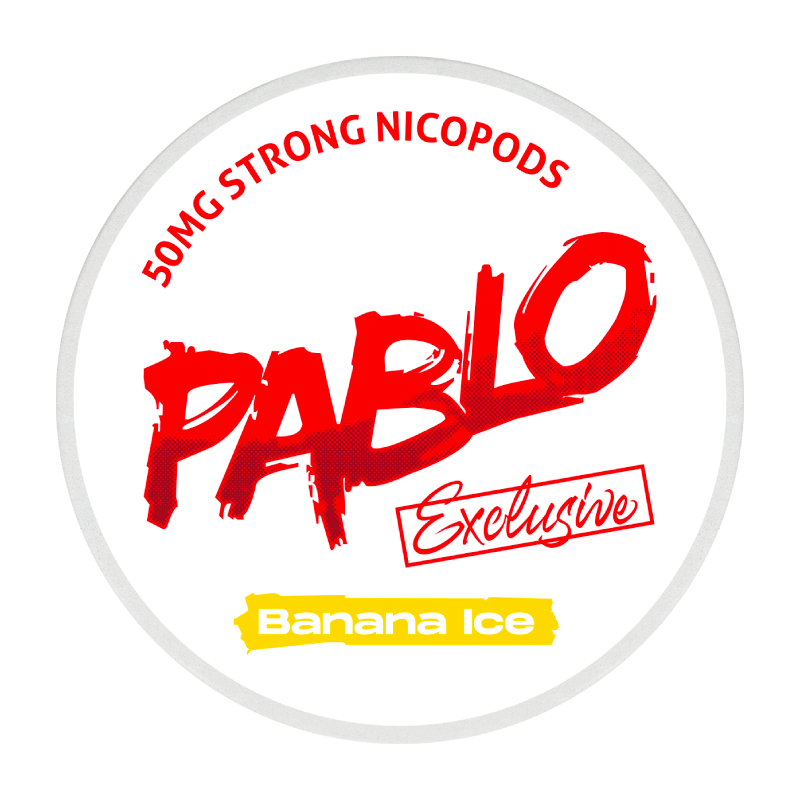 Pablo Banana Ice Nicotine Pouches 50mg/30mg