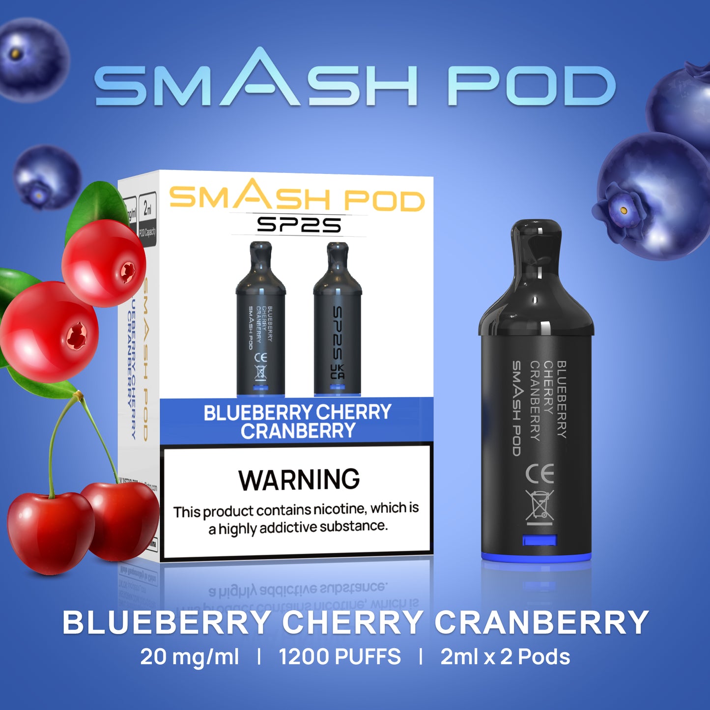 Smash Pod SP25 - Blueberry Cherry Cranberry