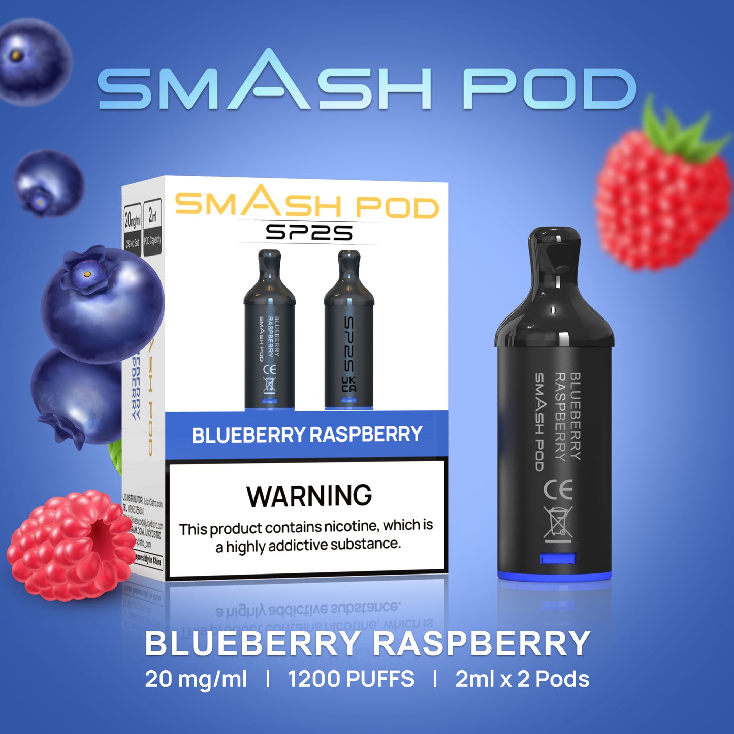 Smash Pod SP25 - Blueberry Raspberry