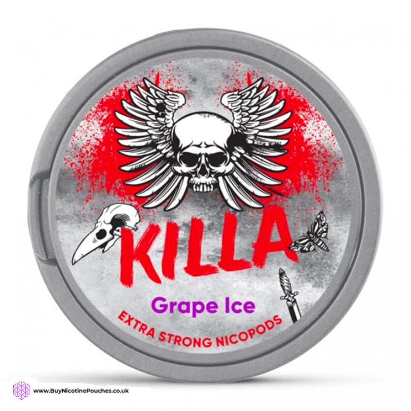 Killa Grape Ice Nicotine Pouches 16mg/12.8mg