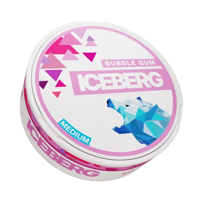 Iceberg Bubble Gum Medium Nicotine Pouches 20mg