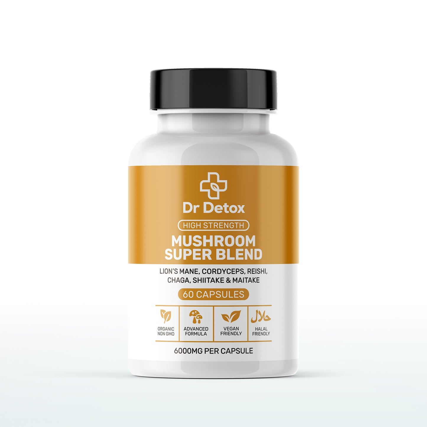Mushroom Super Blend Capsules - 6000mg