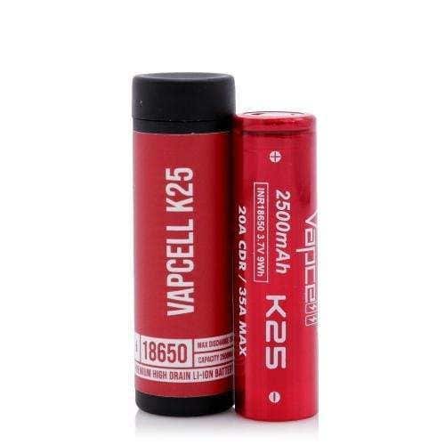 Vapcell K25 18650 Rechargeable Battery - 2500mAh
