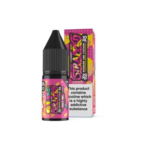 Strapped Nic Salt Rhubarb & Custard E-Liquid 10ml