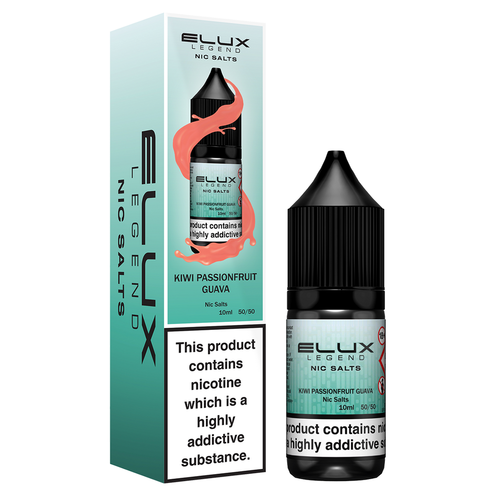 Elux Legend Kiwi Passion Fruit Guava Nic Salt 10ml E-Liquid