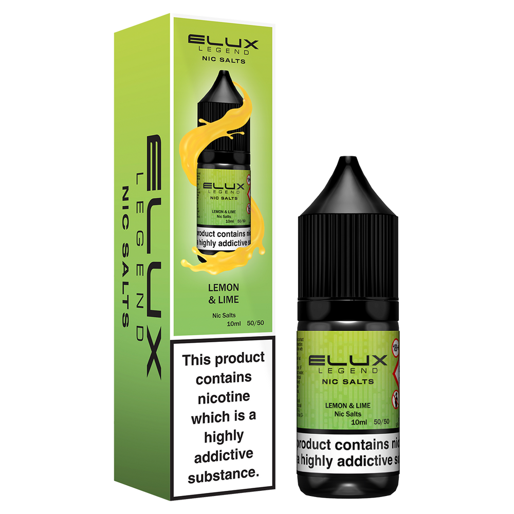 Elux Legend Lemon and Lime Nic Salt 10ml E-Liquid