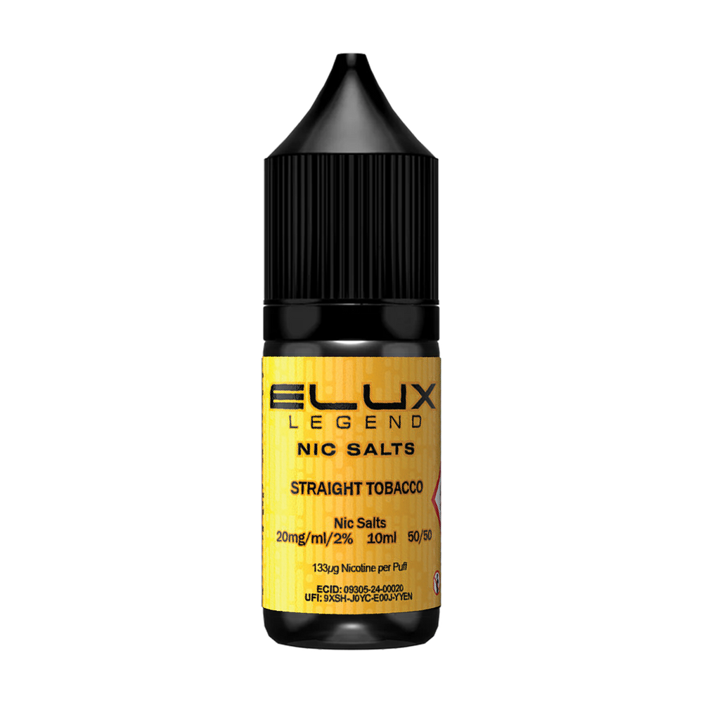 Elux Legend Straight Tobacco Nic Salt 10ml E-Liquid
