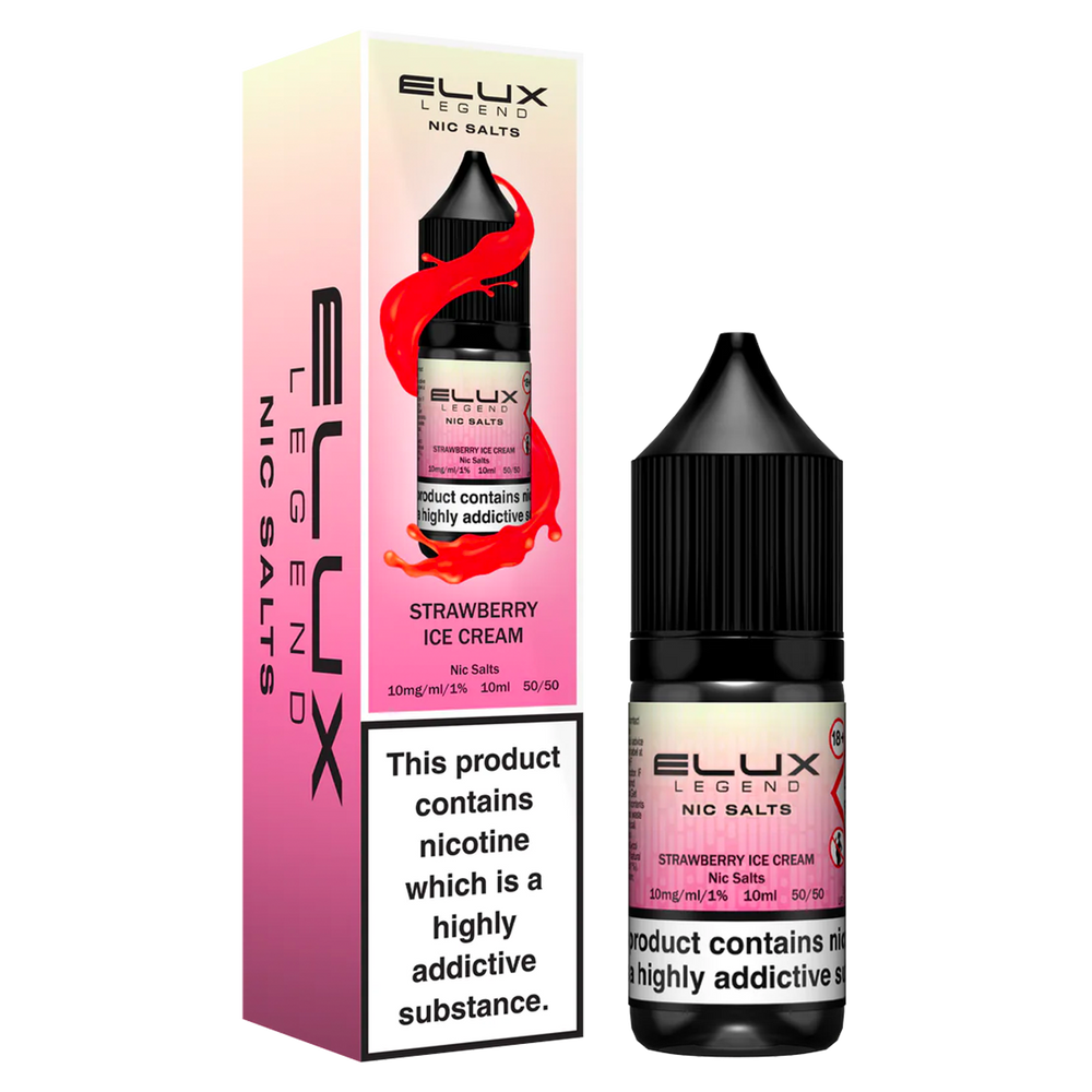 Elux Legend Strawberry Ice Cream Nic Salt 10ml E-Liquid
