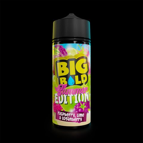 Big Bold Summer Edition 100ml E-liquids - Raspberry Lime & Loganberry Juicy Distro UK Big Bold Summer Edition 100ml E-liquids - Raspberry Lime & Loganberry Juicy Distro UK