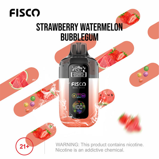 Fisco 7000 - Strawberry Watermelon Bubble Gum