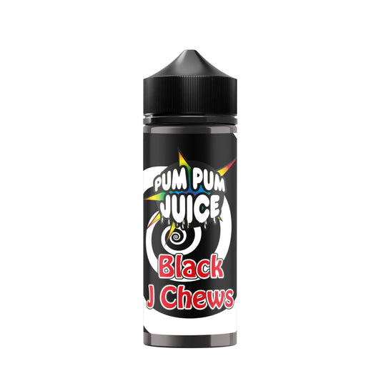 Pum Pum Juice E-Liquid 100ml Shortfill - Black Jack Chews