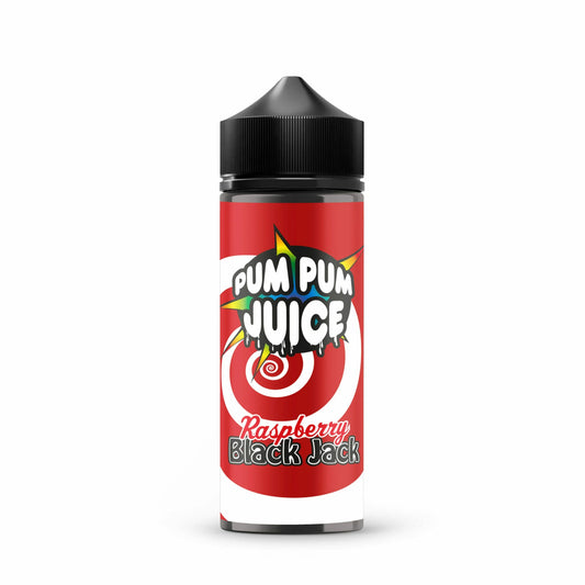 Pum Pum Juice E-Liquid 100ml Shortfill - Raspberry Black Jack