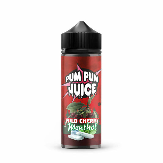 Pum Pum Juice E-Liquid 100ml Shortfill - Wild Cherry Menthol