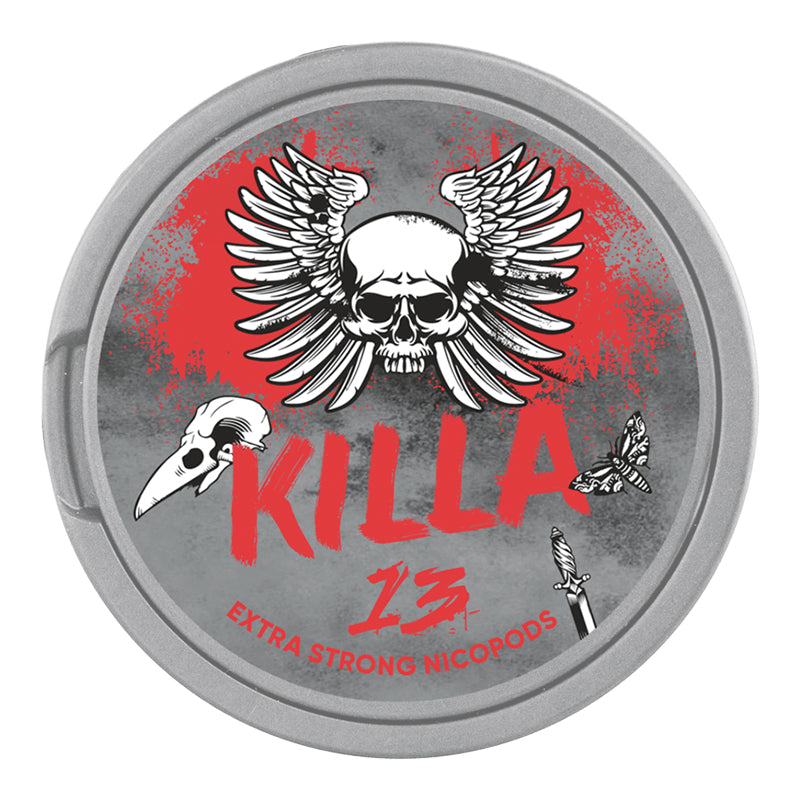 Killa 13 Extreme Nicotine Pouches 24mg