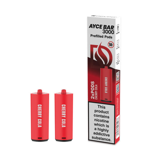Dovpo Ayce Bar 3000 Cherry Cola Prefilled Pods Pack of 2