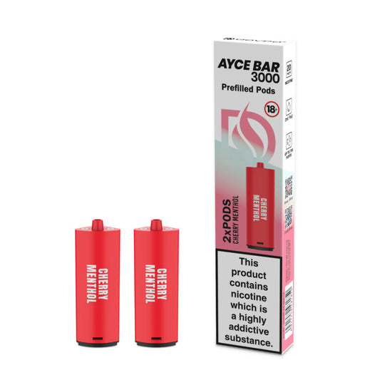Dovpo Ayce Bar 3000 Cherry Menthol Prefilled Pods Pack of 2