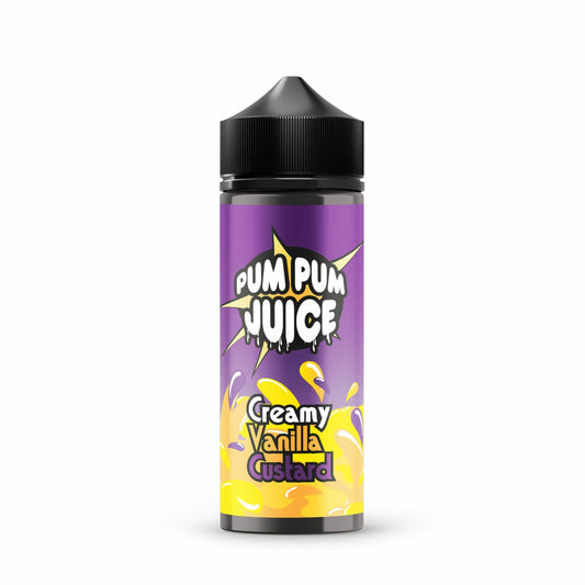 Pum Pum Juice E-Liquid 100ml Shortfill - Creamy Vanilla Custard