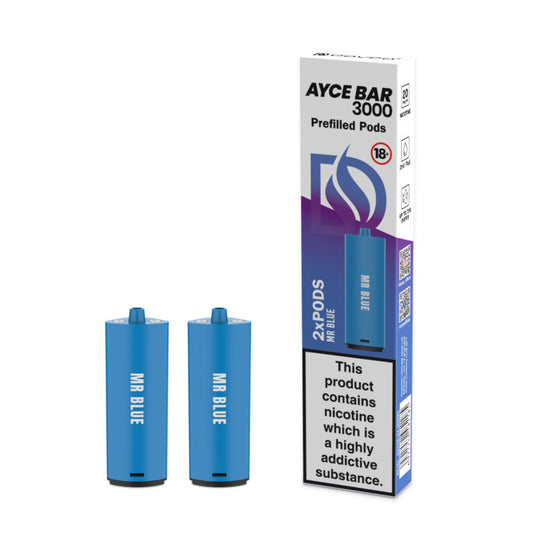 Dovpo Ayce Bar 3000 Mr Blue Prefilled Pods Pack of 2