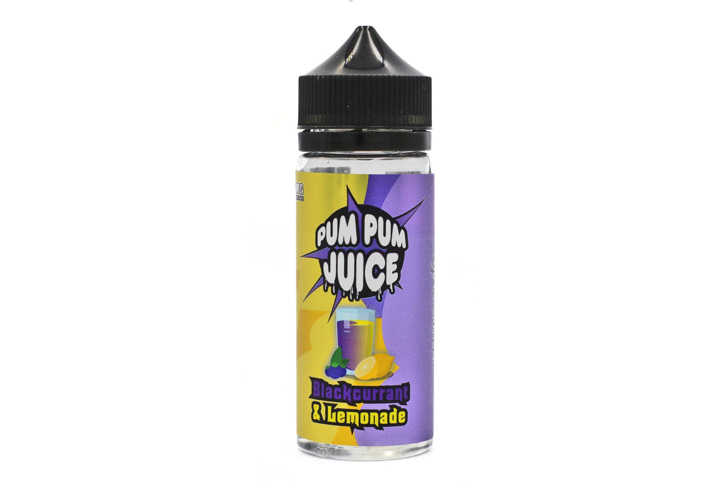 Pum Pum Juice E-Liquid 100ml Shortfill - Blackcurrant & Lemonade