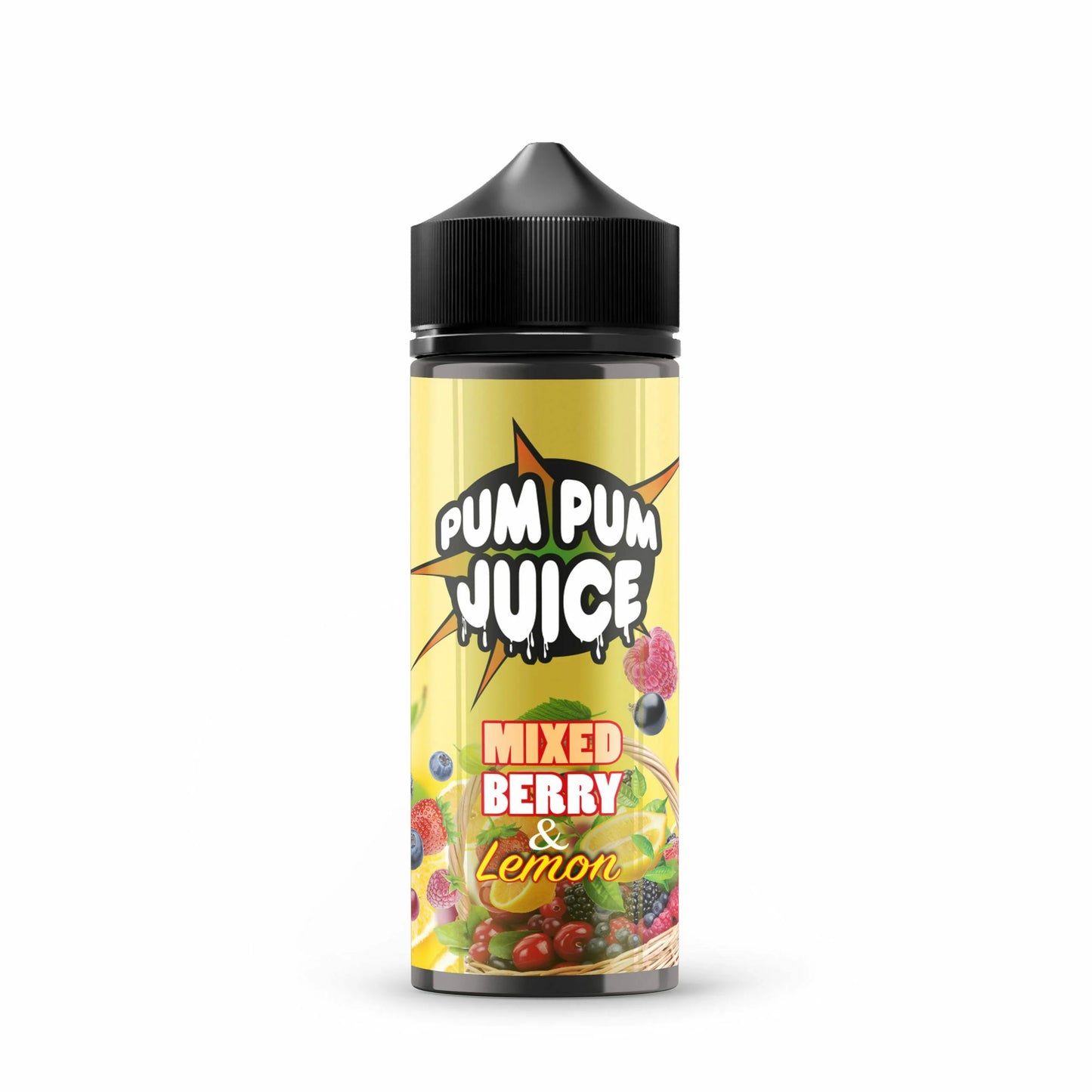 Pum Pum Juice E-Liquid 100ml Shortfill - Mixed Berry & Lemon