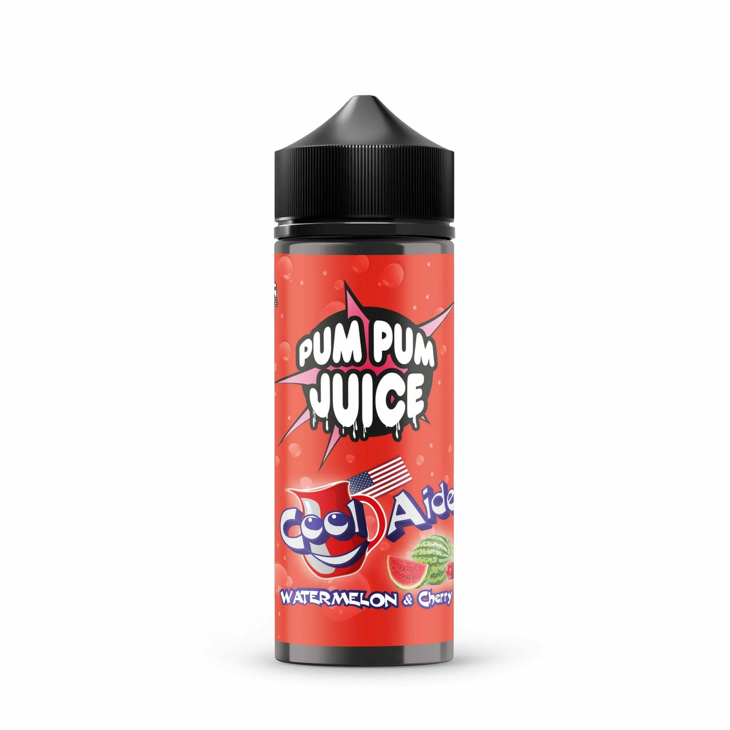 Pum Pum Juice E-Liquid 100ml Shortfill - Cool Aide (Watermelon & Cherry)