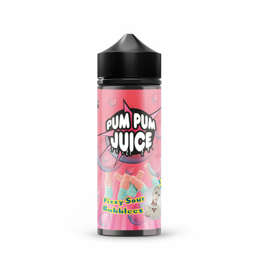 Pum Pum Juice E-Liquid 100ml Shortfill - Fizzy Sour Bubbleez