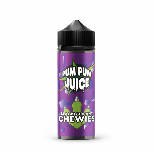 Pum Pum Juice E-Liquid 100ml Shortfill - Blackcurrant Chewies