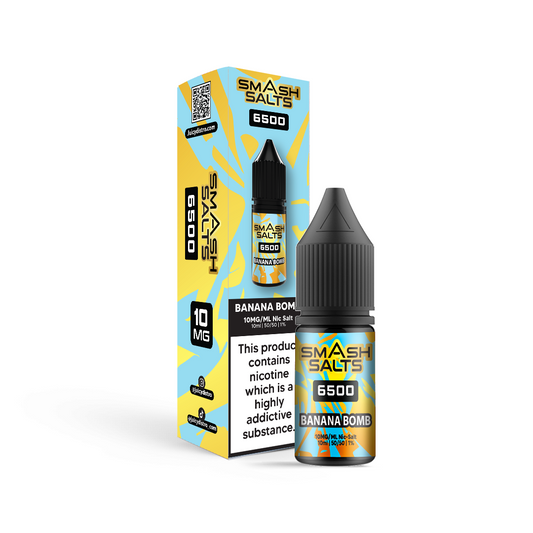 Smash Salts E-Liquid 10ml Nic Salt - Banana Bomb