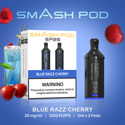 Smash Pod SP25 - Blue Razz Cherry