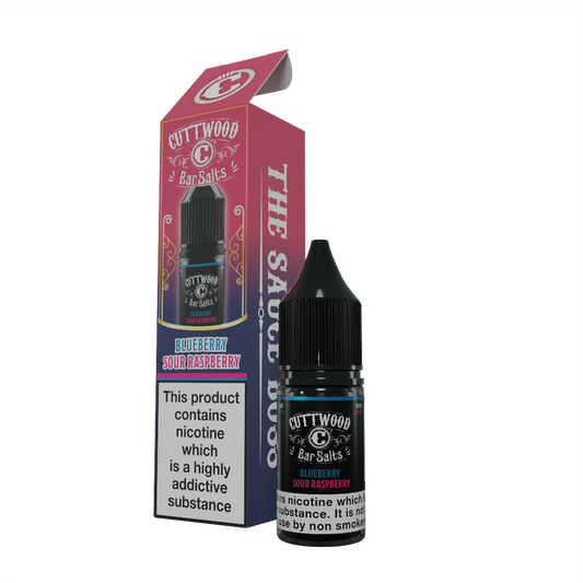 Cuttwood Bar Salts Blueberry Sour Raspberry Nic Salts 10ml