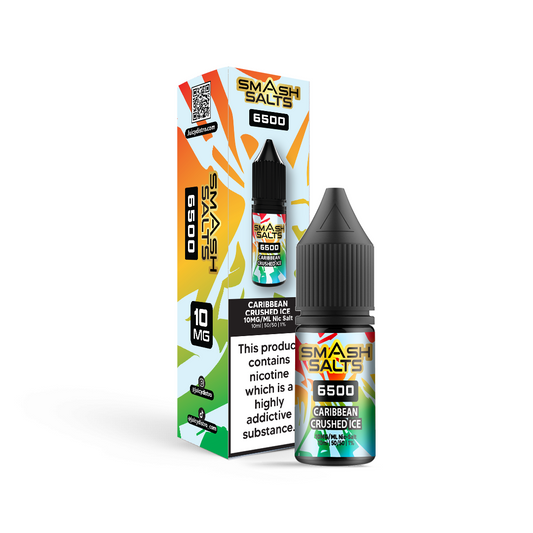 Smash Salts E-Liquid 10ml Nic Salt - Caribbean Crushed Ice
