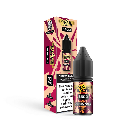 Smash Salts E-Liquid 10ml Nic Salt - Cherry Cola