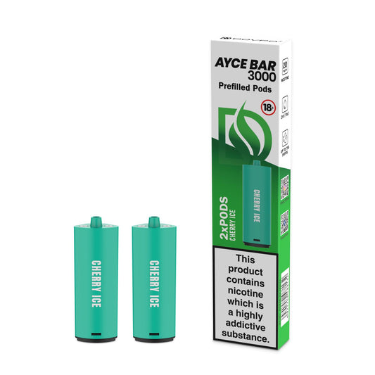 Acye Bar 3000 Pre-Filled - Cherry Ice Pods (Pack of 2)