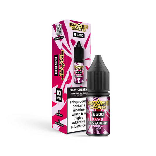 Smash Salts E-Liquid 10ml Nic Salt - Fizzy Cherry