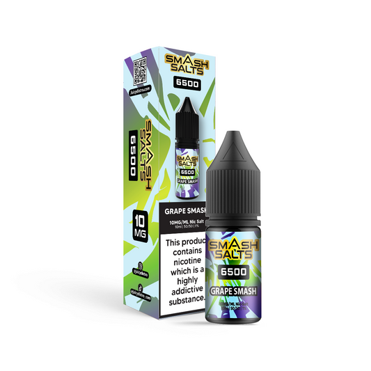 Smash Salts E-Liquid 10ml Nic Salt - Grape Smash