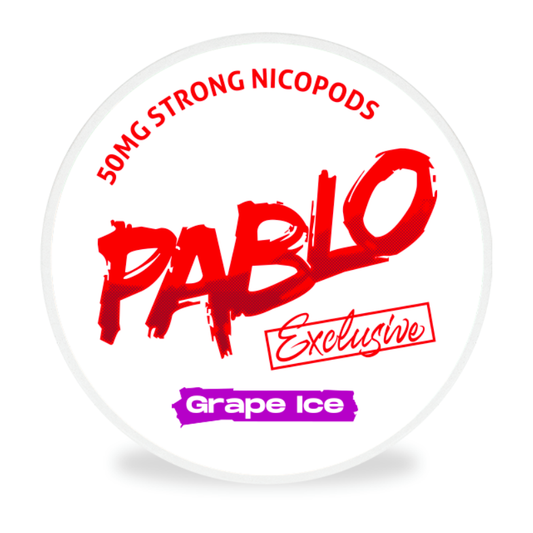 Pablo Grape Ice Nicotine Pouches 50mg/30mg