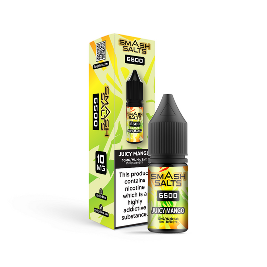 Smash Salts E-Liquid 10ml Nic Salt - Juicy Mango