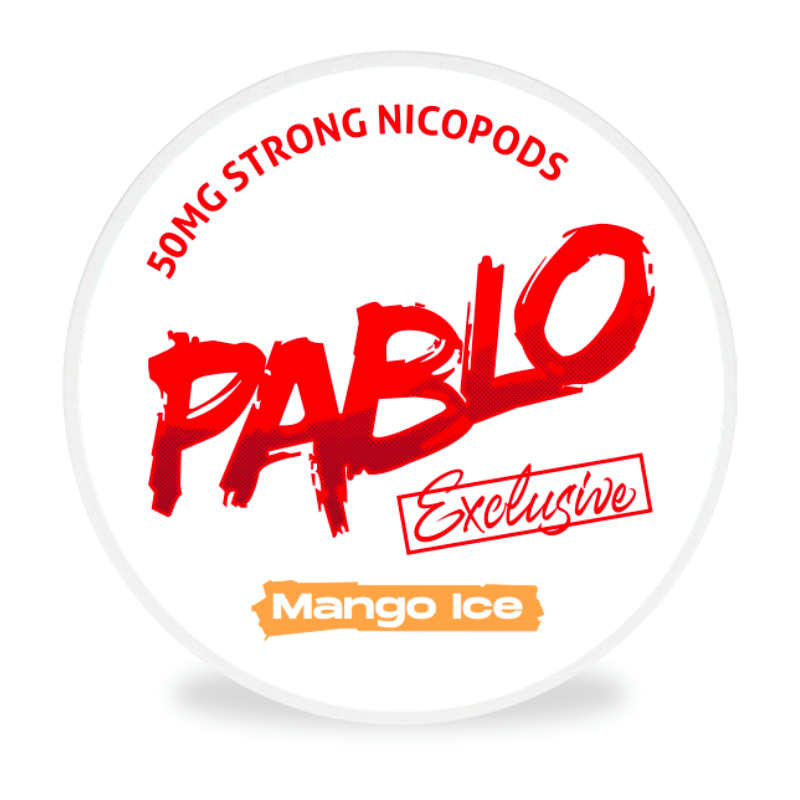 Pablo Mango Ice Nicotine Pouches 50mg/30mg