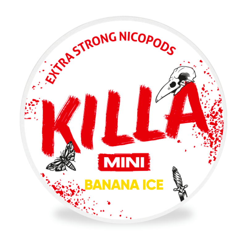 Killa Mini Banana Ice Nicotine Pouches 16mg