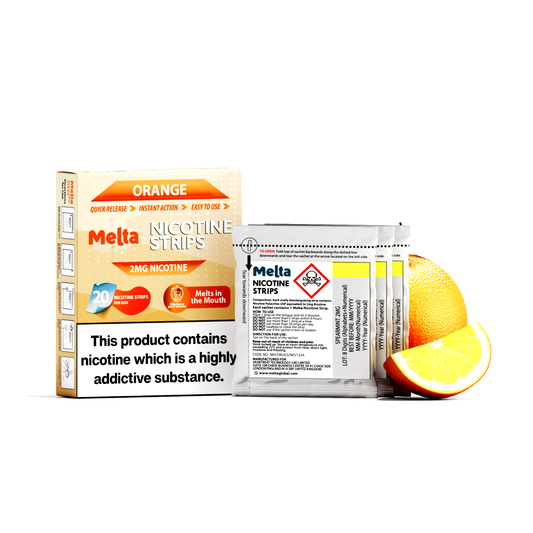 Melta Nicotine Strips - Orange