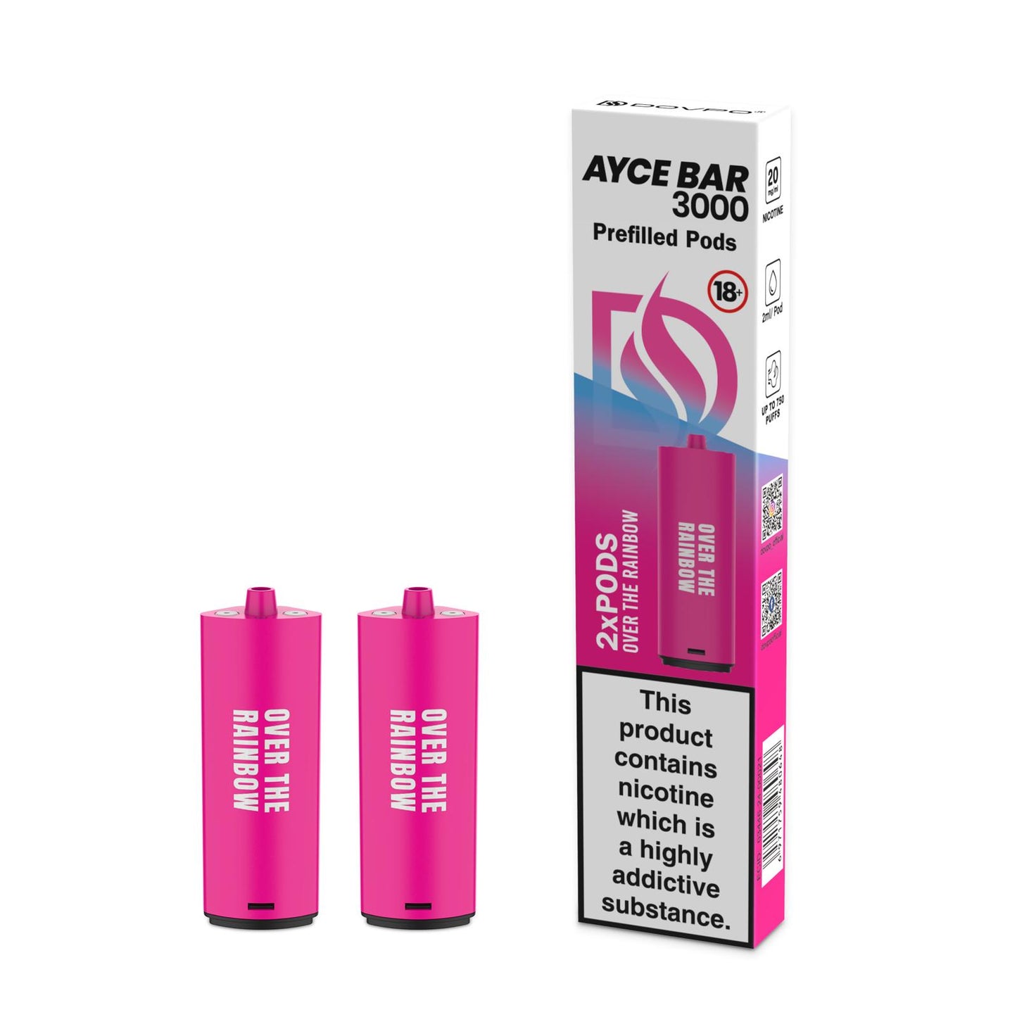 Acye Bar 3000 Pre-Filled - Over The Rainbow Pods (Pack of 2)