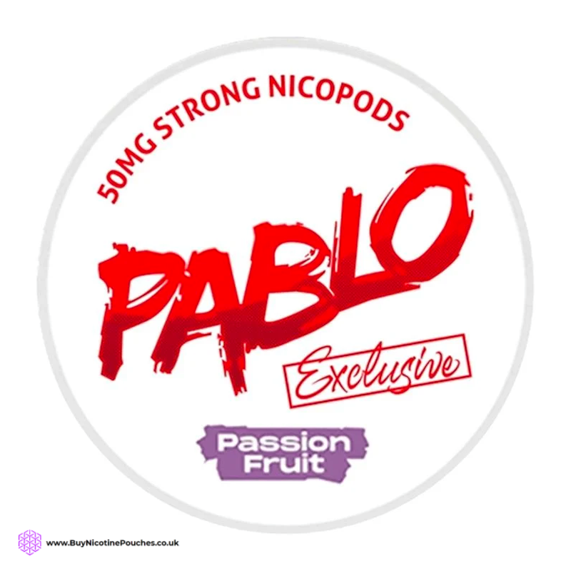 Pablo Passion Fruit Nicotine Pouches 50mg/30mg