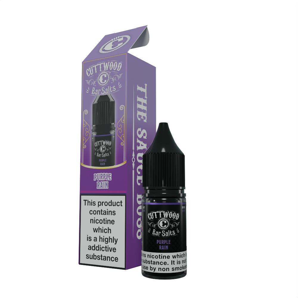 Cuttwood Bar Salts Purple Rain Nic Salts 10ml