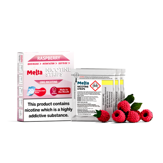 Melta Nicotine Strips - Raspberry