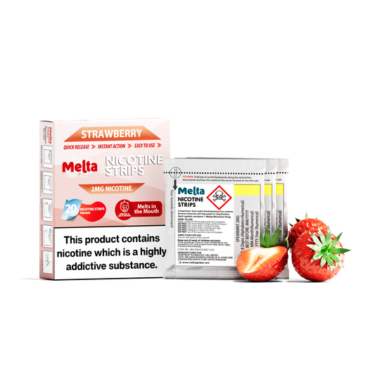 Melta Nicotine Strips - Strawberry