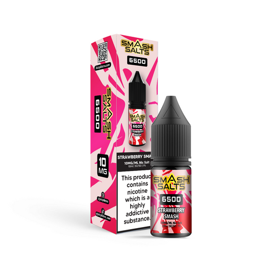 Smash Salts E-Liquid 10ml Nic Salt - Strawberry Smash